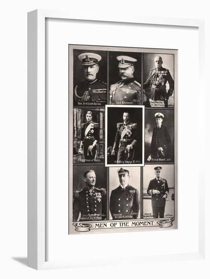 Men of the Moment, Early 20th Century-null-Framed Giclee Print