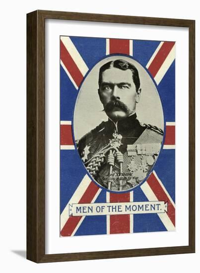 Men of the Moment, Herbert Kitchener, 1st Earl Kitchener, Secretary of State for War-Valentine-Framed Giclee Print