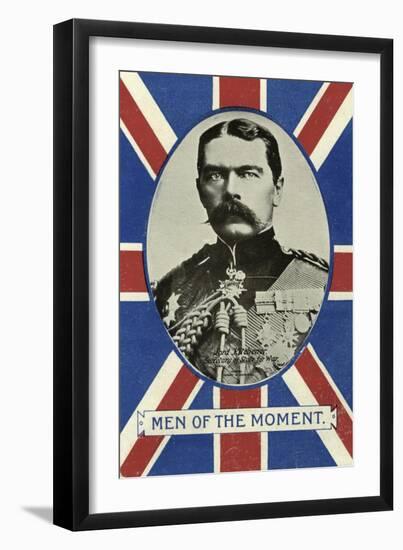 Men of the Moment, Herbert Kitchener, 1st Earl Kitchener, Secretary of State for War-Valentine-Framed Giclee Print