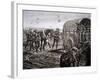 Men of the Mounted Section of the Canadian Veterinary Corps Collecting Wounded Horses in the…-Richard Caton Woodville-Framed Giclee Print