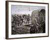 Men of the Mounted Section of the Canadian Veterinary Corps Collecting Wounded Horses in the…-Richard Caton Woodville-Framed Giclee Print