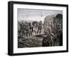 Men of the Mounted Section of the Canadian Veterinary Corps Collecting Wounded Horses in the…-Richard Caton Woodville-Framed Giclee Print