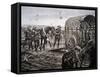 Men of the Mounted Section of the Canadian Veterinary Corps Collecting Wounded Horses in the…-Richard Caton Woodville-Framed Stretched Canvas