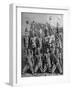 Men of the 'Never Never Land, in Totem Attire, Australia, 1922-PJ MacMahon-Framed Giclee Print