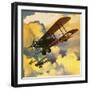 Men of the Royal Flying Corps Out to Combat the Threat of the German Floating Flotilla-Wilf Hardy-Framed Giclee Print