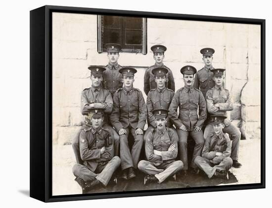 Men of the Royal Inniskilling Fusiliers-null-Framed Stretched Canvas