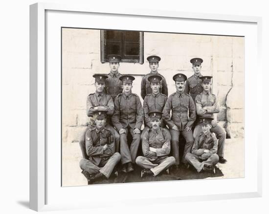 Men of the Royal Inniskilling Fusiliers-null-Framed Photographic Print