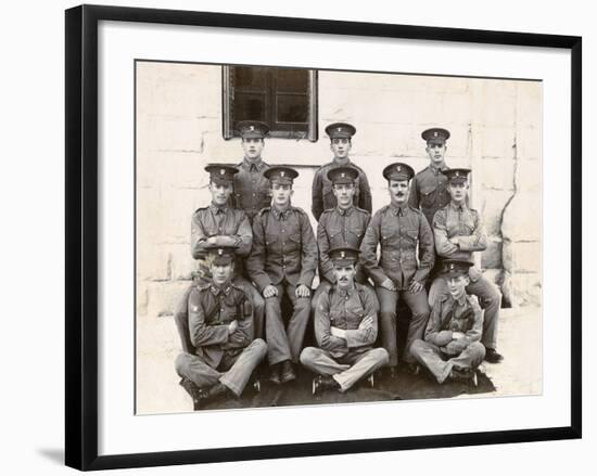 Men of the Royal Inniskilling Fusiliers-null-Framed Photographic Print