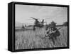 Men of the Us Army 25th Infantry Division During Jungle Training-Nat Farbman-Framed Stretched Canvas