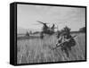 Men of the Us Army 25th Infantry Division During Jungle Training-Nat Farbman-Framed Stretched Canvas