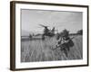 Men of the Us Army 25th Infantry Division During Jungle Training-Nat Farbman-Framed Photographic Print