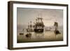 Men-of-War and other Shipping Anchored in a Calm, 1885-Henry Redmore-Framed Giclee Print