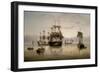 Men-of-War and other Shipping Anchored in a Calm, 1885-Henry Redmore-Framed Giclee Print
