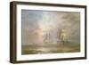 Men of War at Anchor, 1873-Henry Thomas Dawson-Framed Giclee Print