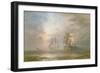 Men of War at Anchor, 1873-Henry Thomas Dawson-Framed Giclee Print