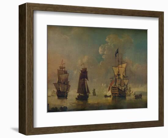 Men of War, c1720-Peter Monamy-Framed Giclee Print