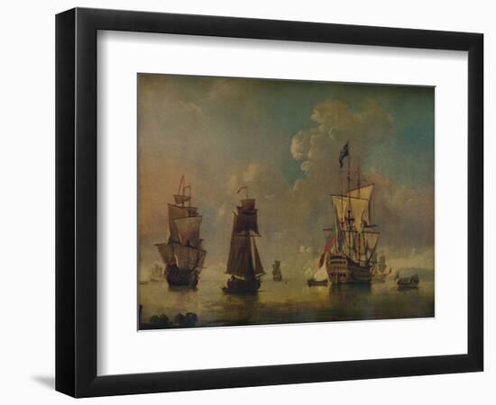 Men of War, c1720-Peter Monamy-Framed Giclee Print