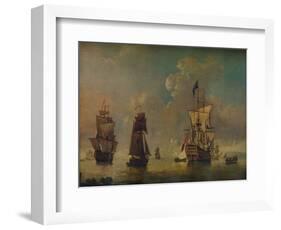 Men of War, c1720-Peter Monamy-Framed Giclee Print