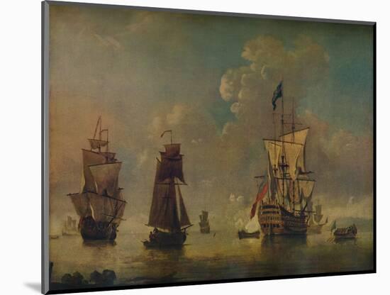 Men of War, c1720-Peter Monamy-Mounted Giclee Print