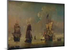 Men of War, c1720-Peter Monamy-Mounted Giclee Print