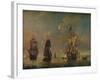 Men of War, c1720-Peter Monamy-Framed Giclee Print