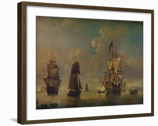 Men of War, c1720-Peter Monamy-Framed Giclee Print