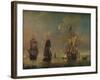 Men of War, c1720-Peter Monamy-Framed Giclee Print