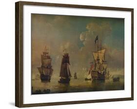 Men of War, c1720-Peter Monamy-Framed Giclee Print