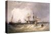 Men-Of-War Off Portsmouth, Hampshire, 1855-Clarkson Stanfield-Stretched Canvas