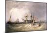 Men-Of-War Off Portsmouth, Hampshire, 1855-Clarkson Stanfield-Mounted Giclee Print