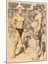 Men on Beach, Munzer-Adolf Munzer-Mounted Art Print