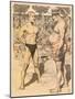 Men on Beach, Munzer-Adolf Munzer-Mounted Art Print