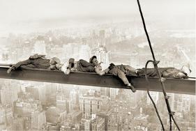 Men on Girder, 1930-null-Lamina Framed Poster