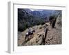 Men on Horseback Carry Supplies to Cattle Ranch on the Outskirts of Santiago, Chile, South America-Aaron McCoy-Framed Photographic Print