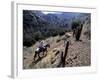 Men on Horseback Carry Supplies to Cattle Ranch on the Outskirts of Santiago, Chile, South America-Aaron McCoy-Framed Photographic Print