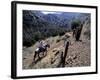 Men on Horseback Carry Supplies to Cattle Ranch on the Outskirts of Santiago, Chile, South America-Aaron McCoy-Framed Photographic Print