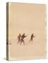 Men on Skis-Edward Adrian Wilson-Stretched Canvas