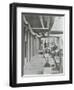 Men on the Hydraulic Lever Platform of the Woolwich Ferry, London, 1896-null-Framed Photographic Print