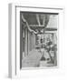 Men on the Hydraulic Lever Platform of the Woolwich Ferry, London, 1896-null-Framed Photographic Print