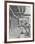 Men on the Hydraulic Lever Platform of the Woolwich Ferry, London, 1896-null-Framed Photographic Print