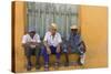 Men on the Street, Trinidad, Cuba-Keren Su-Stretched Canvas