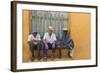 Men on the Street, Trinidad, Cuba-Keren Su-Framed Photographic Print