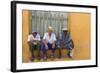 Men on the Street, Trinidad, Cuba-Keren Su-Framed Photographic Print