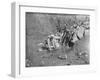 Men Panning for Gold Photograph - Nome, AK-Lantern Press-Framed Art Print