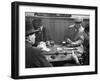 Men Playing a Crib Game, a Card Game, in an English Pub-Hans Wild-Framed Photographic Print