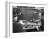 Men Playing a Crib Game, a Card Game, in an English Pub-Hans Wild-Framed Photographic Print