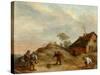 Men Playing At Bowls-David the Younger Teniers-Stretched Canvas