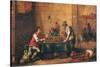 Men Playing Backgammon in a Tavern-David Teniers the Younger-Stretched Canvas