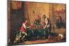 Men Playing Backgammon in a Tavern-David Teniers the Younger-Mounted Giclee Print