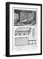 Men Playing Billiards, 1751-1777-null-Framed Premium Giclee Print